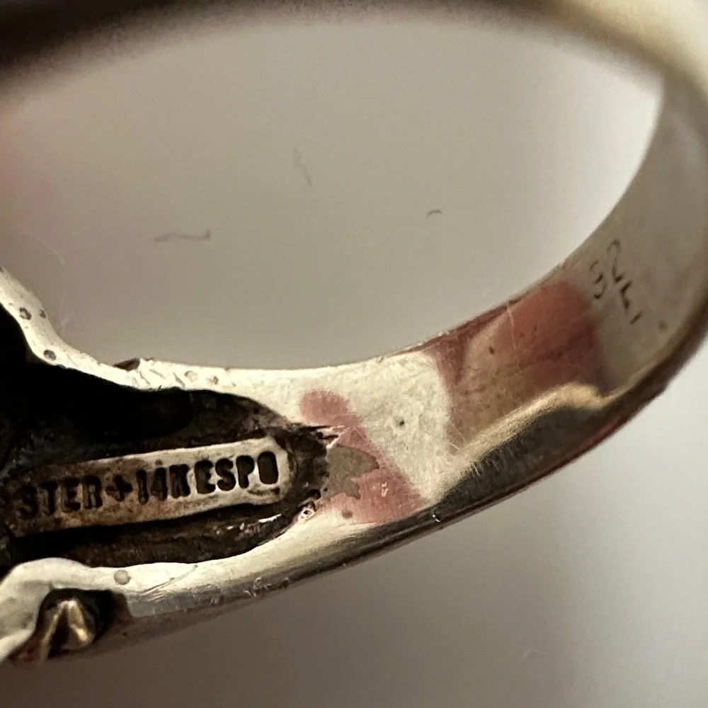 925 silver 14k yellow gold Elegant Silver Ring - Picture 12 of 13